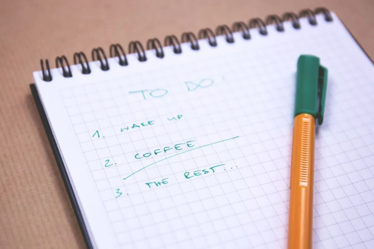 checklist notes